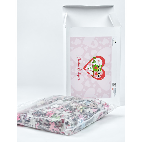 Valentine Owls Jigsaw Puzzle 1014 Piece - Box