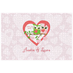 Valentine Owls Jigsaw Puzzle - 1000-piece (Personalized)
