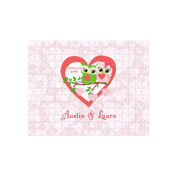Valentine Owls 252 pc Jigsaw Puzzle (Personalized)