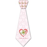 Valentine Owls Iron On Tie (Personalized)