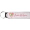 Valentine Owls Neoprene Keychain Fob (Personalized)