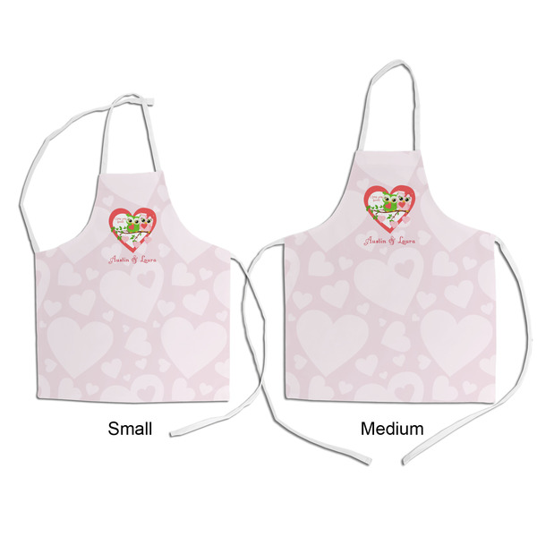 Valentine Owls Kid's Aprons - Comparison