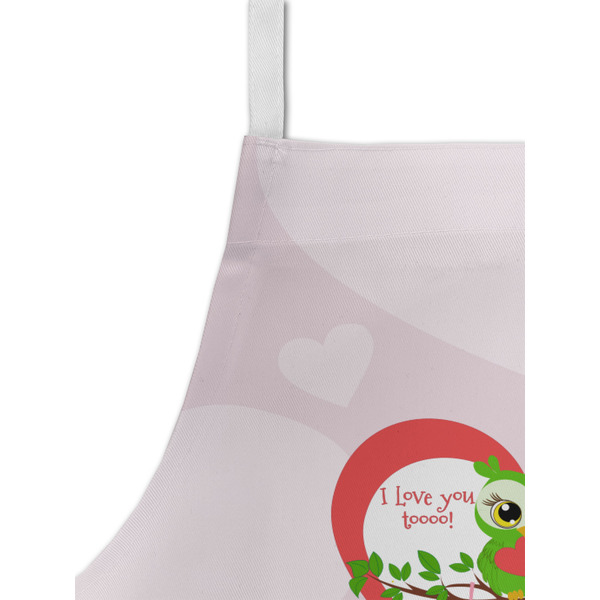 Valentine Owls Kid's Aprons - Detail