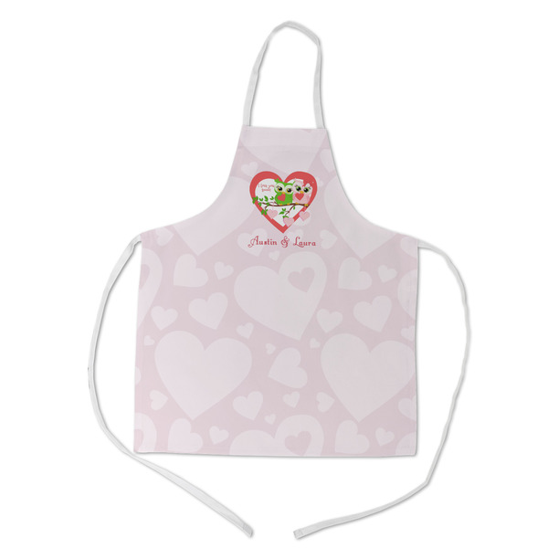 Custom Valentine Owls Kid's Apron - Medium (Personalized)