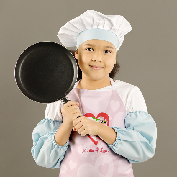 Valentine Owls Kid's Aprons - Medium - Lifestyle