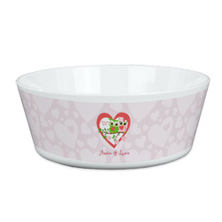 Valentine Owls Kid's Bowl (Personalized)