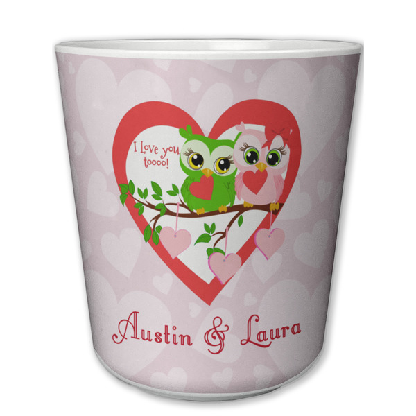Custom Valentine Owls Plastic Tumbler 6oz (Personalized)