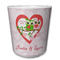 Valentine Owls Plastic Tumbler 6oz (Personalized)
