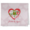 Valentine Owls Kitchen Towel - Poly Cotton w/ Couple's Names
