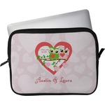 Valentine Owls Laptop Sleeve / Case (Personalized)