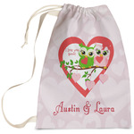 Valentine Owls Laundry Bag - Large (Personalized)