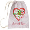 Valentine Owls Laundry Bag - Large (Personalized)