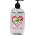 Valentine Owls Plastic Soap / Lotion Dispenser (Personalized)