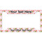 Valentine Owls License Plate Frame - Style A