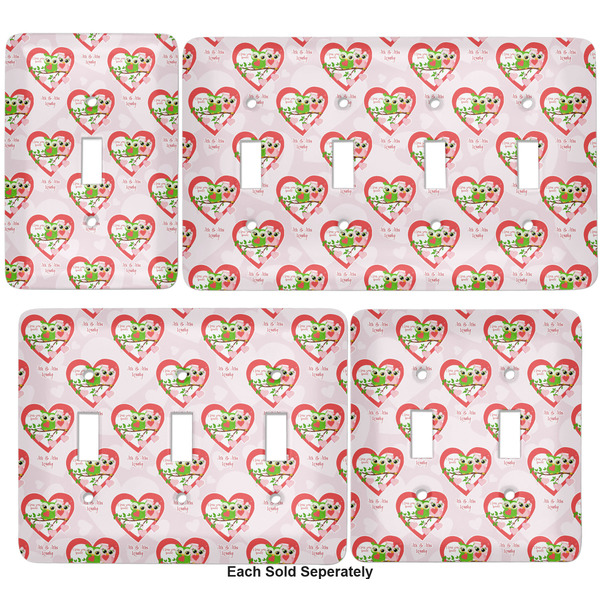 Valentine Owls Light Switch Covers all sizes