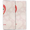 Valentine Owls Linen Placemat - Folded Half (double sided)