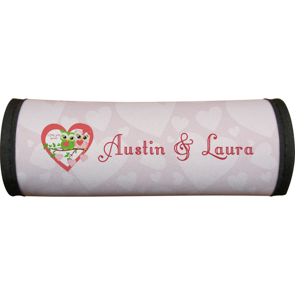 Valentine Owls Luggage Handle Wrap