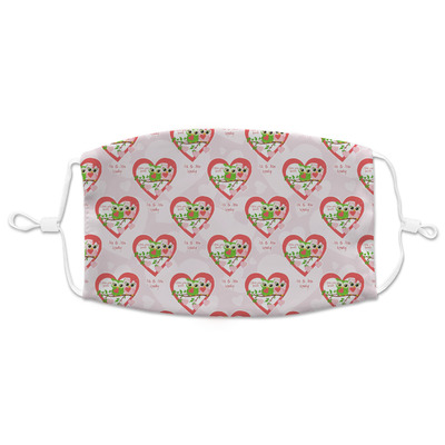 Valentine Owls Adult Cloth Face Mask - XLarge (Personalized)