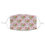 Valentine Owls Adult Cloth Face Mask - Standard (Personalized)