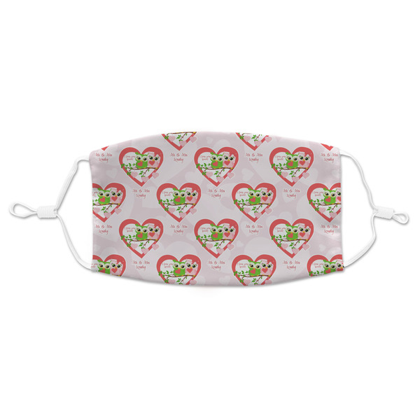 Custom Valentine Owls Adult Cloth Face Mask (Personalized)