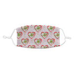 Valentine Owls Kid's Cloth Face Mask - Standard (Personalized)