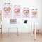Valentine Owls Matte Poster - Sizes