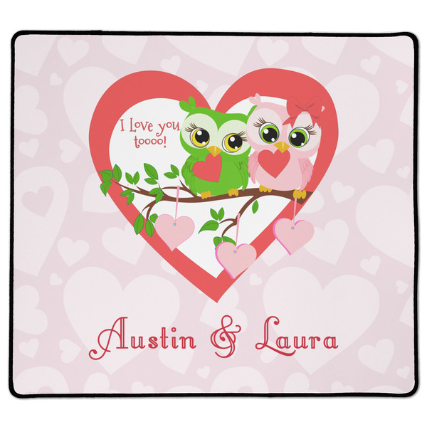 Custom Valentine Owls XL Gaming Mouse Pad - 18" x 16" (Personalized)