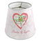 Valentine Owls Poly Film Empire Lampshade - Angle View