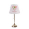 Valentine Owls Poly Film Empire Lampshade - On Stand