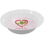 Valentine Owls Melamine Bowl (Personalized)
