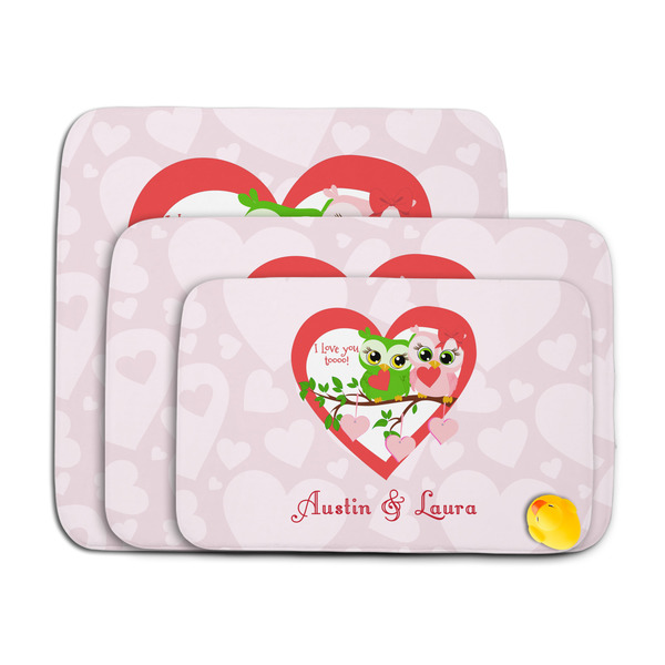 Valentine Owls Memory Foam Bath Mat - MAIN PARENT
