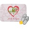 Valentine Owls Memory Foam Bath Mat (Personalized)