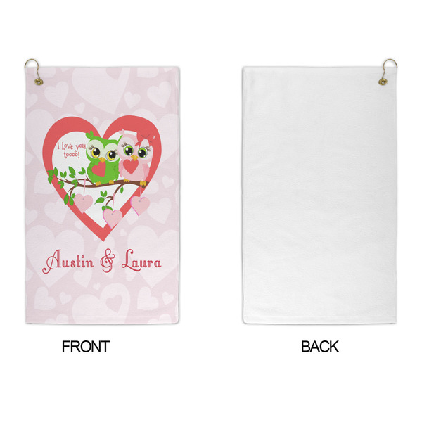 Valentine Owls Microfiber Golf Towels - APPROVAL