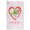 Valentine Owls Microfiber Golf Towel (Personalized)