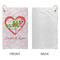 Valentine Owls Microfiber Golf Towels - Small - APPROVAL