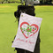 Valentine Owls Microfiber Golf Towels - Small - LIFESTYLE