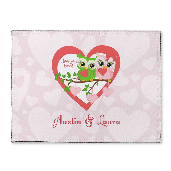 Custom Valentine Owls Microfiber Screen Cleaner (Personalized)