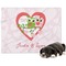 Valentine Owls Microfleece Dog Blanket - Regular