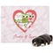 Valentine Owls Dog Blanket - Regular (Personalized)