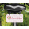 Valentine Owls Mini License Plate on Bicycle - LIFESTYLE Two holes