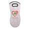 Valentine Owls Neoprene Oven Mitt - Single w/ Couple's Names