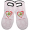 Valentine Owls Neoprene Oven Mitts - Set of 2 w/ Couple's Names
