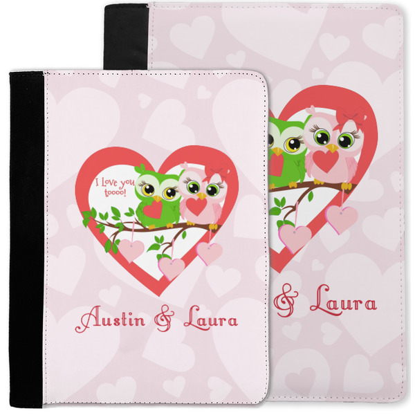 Valentine Owls Notebook Padfolio - MAIN