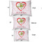 Valentine Owls Outdoor Dog Beds - SIZE CHART