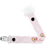 Valentine Owls Pacifier Clip (Personalized)