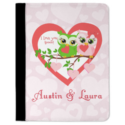 Valentine Owls Padfolio Clipboard - Large (Personalized)