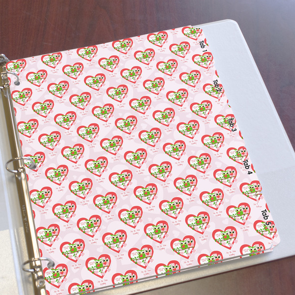 Valentine Owls Page Dividers - Set of 5 - In Context