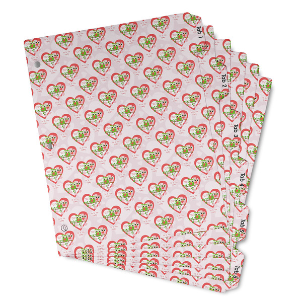Custom Valentine Owls Binder Tab Divider - Set of 6 (Personalized)