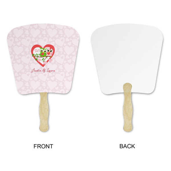Valentine Owls Paper Fans - Approval