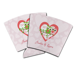Valentine Owls Party Cup Sleeve (Personalized)